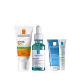 La Roche Posay Düzensiz Ciltlere Özel Leke Bakım Seti + Effaclar Tanışma Kiti ( Serum-Güneş Kremi-Jel-Duo Krem )