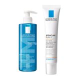 La Roche Posay Effaclar Jel 400 ml + Effaclar Duo+ Renkli Cilt Bakım Kremi 40 ml, Medium, Set