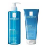 La Roche Posay Effaclar Jel 400ml + 200ml, Yağlı ve Akneye Eğilim Gösteren Ciltler İçin Temizleme Jeli Seti