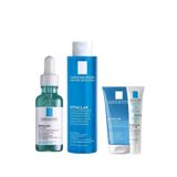 La Roche Posay Effaclar Leke Karşıtı Bakım Rutini Seti, Serum, Tonik, Jel, Krem