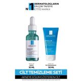 La Roche Posay Effaclar Leke Karşıtı Cilt Bakım Seti:Peeling Etkili Leke Karşıtı Serum & Yüz Temizleme Jeli