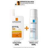 La Roche-posay Güneş Bakım Seti:anthelios 50 ml Uvmune Yüz Güneş Kremi &50 ml termal Su