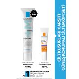 La Roche Posay Güneş Korumalı Cilt Bakım Seti: Effaclar Duo(+)M Bakım Kremi 40mlX2 & Anthelios Yüz Güneş Kremi 15ml