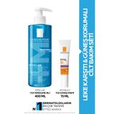La Roche-Posay Güneş Korumalı Cilt Bakım Seti : Effaclar Yüz Temizleme Jeli 400ml & Anthelios Uvmune Anti Dark Spots Fluid Yüz Güneş Kremi 15ml