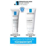 La Roche Posay Hassas Ciltler İçin Cilt Bakım Seti: Tolariane Sensitive Riche Krem 40ML& Yüz Yıkama Jeli 50ML