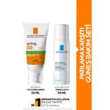 La Roche Posay Parlama Karşıtı Güneş Bakım Seti: Yağlı Ciltler İçinAnthelios Oil Control Gel Cream &Termal Su 50ML