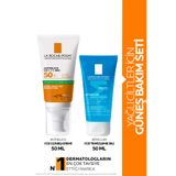 La Roche Posay Sivilceye Eğilimli Ciltler İçin Cilt Bakım Seti:Effaclar Temizleme Jeli&Anthelios SPF50+ Güneş Kremi