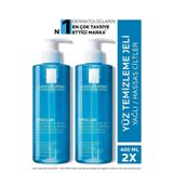 La Roche Posay Yağlı Akneye Eğilim Gösteren Ciltlere Effaclar Temizleme Jeli 2 X 400 ML,,Set,,