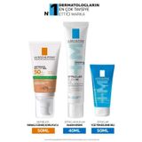 La Roche Posay Yağlı Ciltler İçin Cilt Bakım Seti:Anthelios Renkli Güneş Kremi, Effaclar Duo+M,Temizleme Jeli