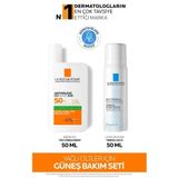 La Roche Posay Yağlı Ciltler İçin Güneş & Cilt Bakım Seti:anthelios Oil Control Fluide Yüz Güneş Kremi &Termal Su