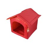 La Vista Dış Mekan Kedi ve Köpek Kulübesi Kırmızı 50-55-52cm
