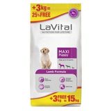 La Vital Büyük Irk Kuzu Etli Yavrular İçin 12+3 kg Köpek Maması