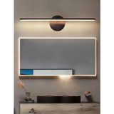 Laaysa Dekoratif Banyo Duvar Ayna Tablo Aydınlatması LED Flüt Aplik(pilli değil dir) - Siyah - 30 CM