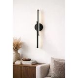 Laaysa Modern Aplik Çift Yönlü Çubuk Led Siyah Günışığı Lineer Avize Armatür 70Cm Çubuk Uzunluğu