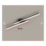 Laaysa Modern Tavan Koridor Aydınlatması Çubuk LED Siyah Günışığı Lineer Avize Armatür Ikili - 2X30CM 10W