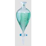 Lab Ayırma Hunisi (Armudi Tip, Musluklu) - 500 ml
