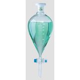 Lab Ayırma Hunisi Armudi Tip, Teflon Musluklu 50 ml