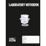 Lab Notebook: Laboratory Notebook Grid Pages Size Periodic Table 8.5"x11" 100 pages