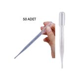 Lab Pastör Pipet Plastik Damlalık Pipet 3 ml 50 Adet / Pakette