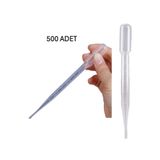 Lab Pastör Pipet Plastik Damlalık Pipet 3 ml 500 Adet / Pakette