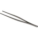 Labbakkal Penset Düz - Küt Uçlu Paslanmaz Çelik - 20 CM