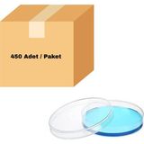 Labbakkal Petri Kabı 90x15 mm – Steril Aseptik PS Petri Kutusu 450 Adet