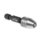 LABEAR - Matkap Chuck Anahtarsız Mini Adaptör ¼ İnç Altıgen Şaft | Akülü Tornavidalar, Matkaplar ve Elektrikli DIY Aletleri İçin Mikro Matkap Uçları için 0,3-3,2 mm Kapasite