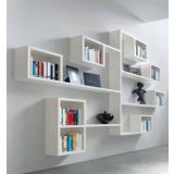 Labirent Mdf Kitaplık Raf