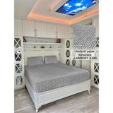 Labirent Model Welsoft Yumuşak Kış Aylarının Vazgeçilmez Yatak Koruyucu Örtüsü - Açık Gri - 180X200 - 180 x 200 cm
