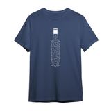 Labirent Şişe Erkek Tişört (Lacivert, 2XL)