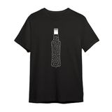 Labirent Şişe Erkek Tişört (Siyah, 3XL)