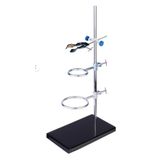 Labolist Büret Standı Seti (Büret Standı 1 adet + Demir Halka 8 cm 1 adet 10 cm 1 adet+ Balon Pensi 2 Ağızlı 1 adet + Raptiye 1 adet)