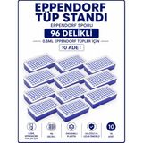 Labolist Ependorf Tüp Standı 0.5ml Için 96 Delikli - Eppendorf Sporu 10 Adet