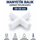 Labolist Manyetik Balık 38X38 mm - Teflon Karıştırıcı Balık Çapraz