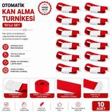 Labolist Otomatik Kan Alma Turnikesi 10'lu Set