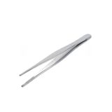 Labolist Penset Düz Küt Uçlu 13 cm Nikel Kaplama
