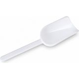 Labolist Plastik Kürek Beyaz - 60ML - Dibi Düz - Uzun Saplı