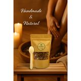 Laborem Natura Kahveli Banyo ve Ayak Tuzu | Mineralli Vücut Peelingi | Rahatlatıcı Spa Bakımı | Vegan | 350 g