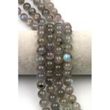 Labradorit (Aa Kalite) Doğaltaş Dizi 10 mm Küre Kesim