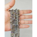 Labradorit Taşı Rondela Faset Kesim 3.5*4.5mm Dizi (53100)