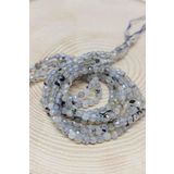 Labradorit Taşı YARIM Dizi 2,5mm (17cm uzunluğundadır)