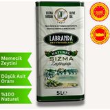 Labranda Natürel Sızma Zeytinyağı - Extra Virgin - Teneke - 5 lt