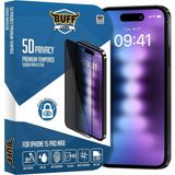 Labs iPhone 15 Pro Max ile Uyumlu 5d Privacy Hayalet Ekran Koruyucu