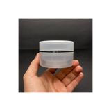 Labshop41 100 ml Plastik Krem Kutusu , 100 cc Şeffaf Renkli Kapaklı Krem Kavanozu x 3 Adet