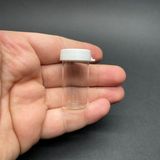 Labshop41 8ml Cam Deney Tüpü 4 cm Plastik Kapaklı Cam Deney Tüpü x 10 Adet