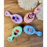 Labubu Bebek Model Çanta Boy Çocuklar Için Saç Fırçası Tarak - Yeşil