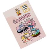 Labubu Boyama Kitabı 16 Sayfa + Sticker + Kendin Kes Maske Hediyeli - Beyaz