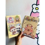 Labubu Capybara Kapibara 2 Adet 1 Ortalı Çizgili Defter