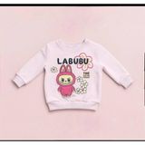 Labubu Desenli Kız Çocuk Eşofman Takımı - 2 - 3 Yaş - Pudra - Pembe