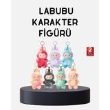 Labubu Koleksiyonluk Peluş Oyuncak – Yumuşak Kumaşlı, Dekoratif Tasarım, Hediyelik - Çok Renkli